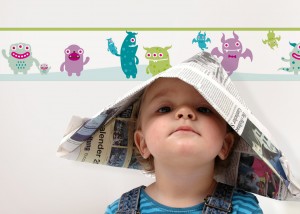 Bordüre „Bad Guys” Die „Bad Guys” treiben bald auch als Bordüre in 11,5 x 500 cm ihr Unwesen anna wand®