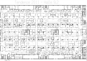 Hallenplan_Tendence Dieser übersichtliche Standplan hilft euch, uns im Handumdrehen zu finden. Sollte das nicht der Fall sein, flott durchfragen oder den Messekompass anpeilen. Koordinaten: Halle 9.2 Stand F87D.