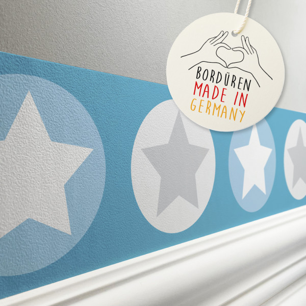 lovely label Sterne blau grau Bordüre Kinderzimmerbordüre USA Borte Tapetenbordüre Wanddeko Kinderzimmer Wanddeko Babyzimmer Wandbordüre Tapete Wandtatoo Wandsticker Poster Wand.jpg