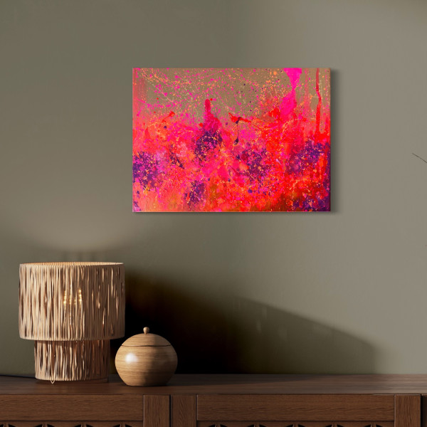 From Above – Acryl auf Leinwand 29,7 x 42 cm UNIKAT