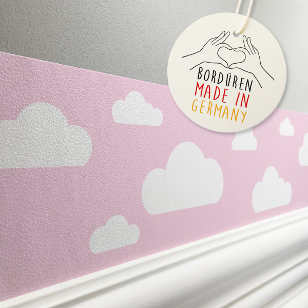 lovely label Wolken rosa Himmel Bordüre Kinderzimmerbordüre Borte Tapetenbordüre Wanddeko Kinderzimmer Wanddeko Babyzimmer Wandbordüre Tapete Wandtatoo Wandsticker Poster Wand.jpg